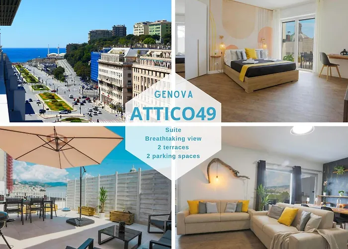 Attico Luxury Con Parcheggio E Terrazza Vista Mozzafiato