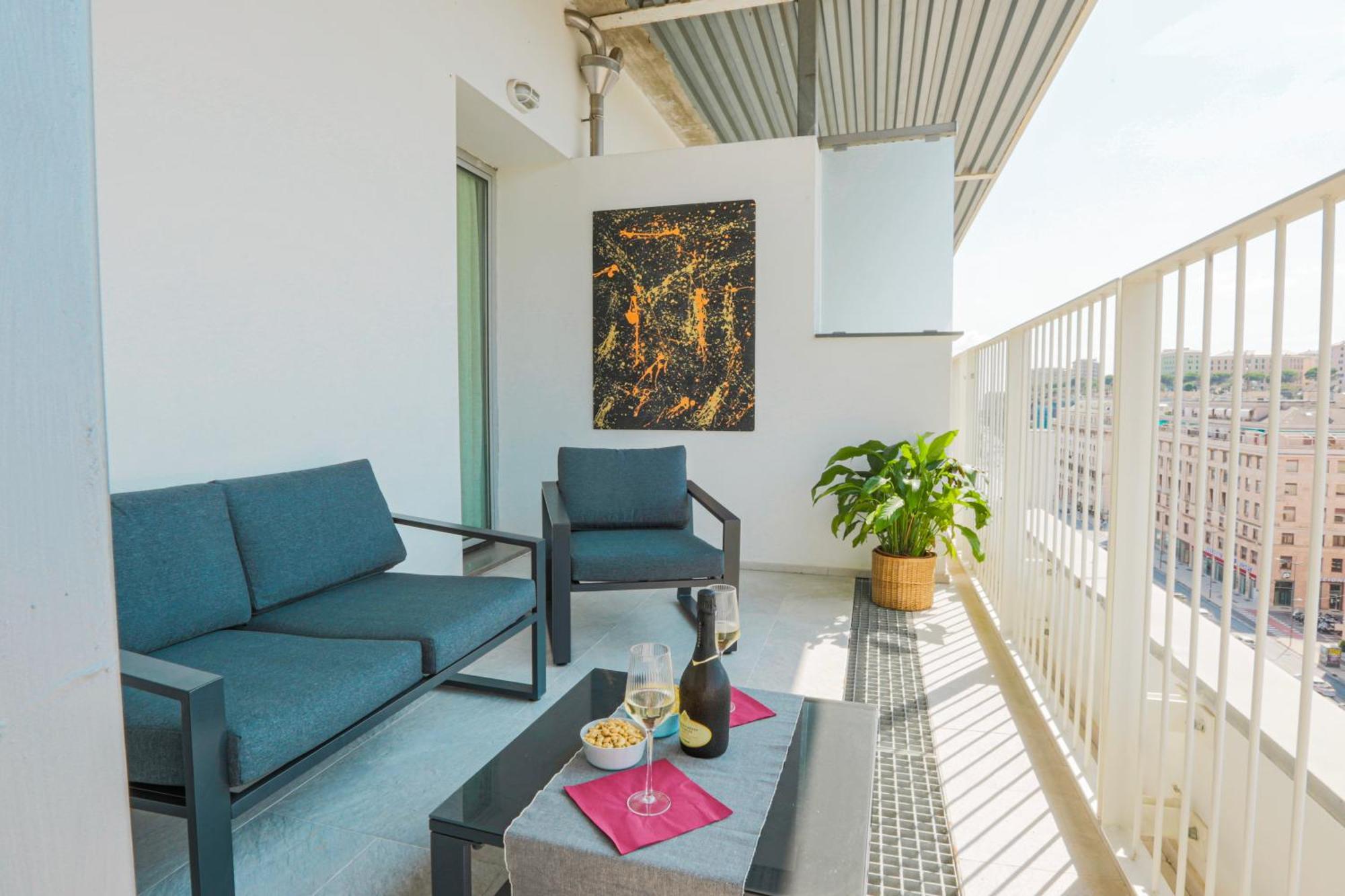 Attico Luxury Con Parcheggio E Terrazza Vista Mozzafiato Appartement